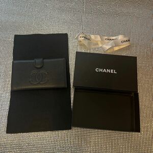 CHANEL 二つ折り財布 キャビアスキン 新品箱あり