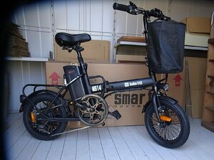 【未使用】 電動自転車 Max35km/h パワフル500W仕様 折り畳み 切り替え式 フル電動アシスト自転車 ※組み立て済み