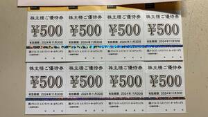 klieito ресторан tsu акционер пригласительный билет 4000 иен минут (500 иен талон ×8 листов ) временные ограничения 2024 /11/30