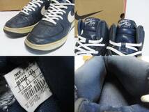 96年製 1996 VTG NIKE AIR FORCE 1 HIGH SC MIDNIGHT NAVY OG 630034-411 US9.5 27.5cm ナイキ エアフォース ハイ オリジナル ビンテージ_画像8