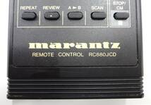 オーディオ機器 リモコン marantz マランツ RC880JCD 赤外線発光確認済み_画像2