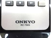 ONKYO オンキョー 純正 リモコン RC-790S 中古_画像4