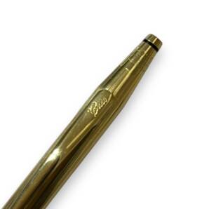 CROSS クロス ボールペン 1/20 18KT GOLDFILLED 18金張り 筆記用具 文房具 ゴールド MADE IN USA 筆記体ロゴ 金色 ヴィンテージ ペンの画像5