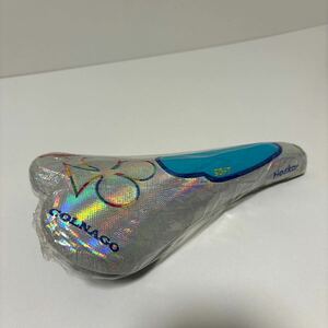 selle sanmarco セラ サンマルコ HOSKAR colnago コルナゴ 刺繍 saddle サドル　希少　激レア　当時物　ヴィンテージ　キラキラホログラム