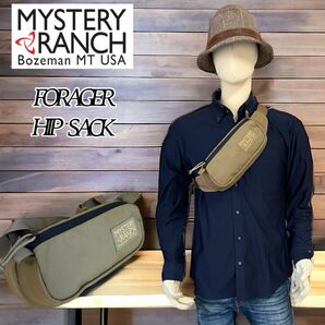 【美品】MYSTERYRANCH ミステリーランチ フォーリッジャー ヒップサック ボディバッグ COYOTE USA製