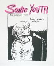 【新品】Sonic Youth Goo Video Tシャツ Sサイズ オルタナ ギターポップ Nirvana グランジ 90s シルクスクリーンプリント_画像2