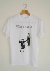 【新品】Warsaw Tシャツ Joy Division Tシャツ Mサイズ ポストパンク ギターポップ New Order ナチス ヒトラー