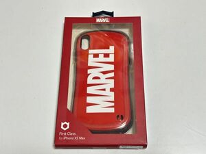 5-12-2 MARVEL iPhone XS MAX専用ケース レッド iFace First Class 新品未開封