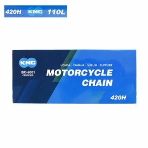 KMC 強化ドライブ チェーン 420H-110L 高耐久 高寿命 ハード タイプ スーパーカブ50 C125 APE50 GROM NSR50