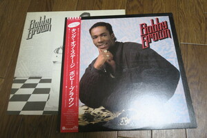 帯付国内盤☆ボビー・ブラウン／キング・オブ・ステージ（80年代後半アナログ、Bobby Brown,King Of Stage）