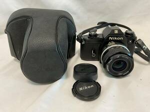 Nikon EM Nikkor 35㎜ 1:2.8 収納ケース 説明書他 中古カメラ