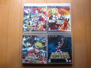 PS3 soft 4 pieces set Dragon Ball Battle obZ other 