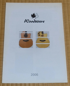 Woodware Guitar Catalogue 2006 * дерево одежда акустическая гитара каталог 