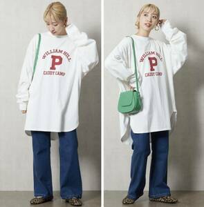 新品 FREAKS'S STORE × PENNEY'S フリークスストア ペニーズ 別注 ピグメント加工 フットボール Tシャツ フリーサイズ 長袖 送料無料