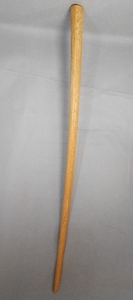 明治期　珍品　木刀型スティック　杖　石突き付　護身用