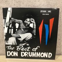 SNR240517 ドン・ドラモンド LP レコード The Best of DON DRUMMOND SOL 9008 STUDIO ONE 刻印 ジャマイカ_画像1