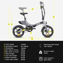 Smart eBike BonitaGo, 最軽量級モベッド電動自転車１６インチ　ベージュ_画像6