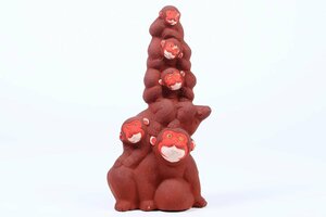 伏見人形 組猿 郷土玩具 京都府 民芸 伝統工芸 風俗人形 置物