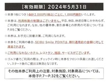 西武ホールディングス株主優待券　共通割引券　10000円分(1000円券×10枚)　即決_画像2