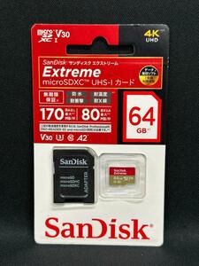 《新品◆即決◆送料無料》SanDisk サンディスク エクストリーム microSDXC UHS-Iカード 64GB