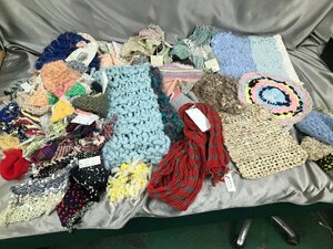05-29-816 *AK[ small ] unused goods avuliruAVRIL final product hand made knitting stole pouch Mini mat etc. set sale 