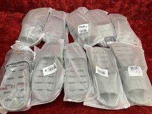 04-05-364 *AA household articles veranda slippers shower sandals drainage hole attaching sandals gray XL size set sale 12 point set unused goods 