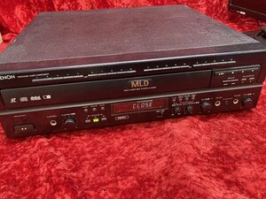 05-15-713 ◎AO DENON デノン LDプレーヤー LA-3450K 動作品 両面再生機 カラオケレーザーディスクプレーヤー ジャンク　中古品