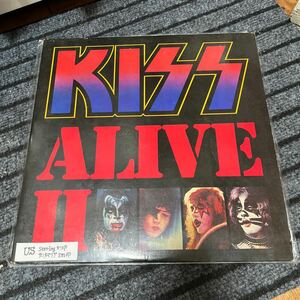 KISS ALIVE II LP US盤　サンタマリアプレス　sterling刻印　2枚組　キッス