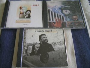 【JR403】《George Duke / ジョージ・デューク》Illusions / Snapshot / Is Love Enough ? - 3CD