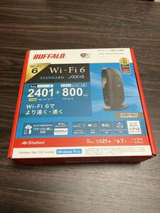 【新品未使用】WSR-3200AX4B/DBK（ブラック）　Wi-Fi6 BUFFALO バッファロー ルーター 送料無料