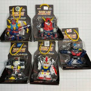 アクションキーホルダー５種　ガンダム　ライディーン　コンバトラーV　マジンガーZ ダンクーガ　未開封新品　スーパーロボット大戦α