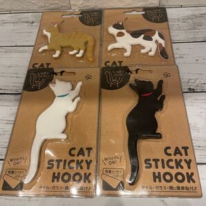 CAT STICKY HOOK 吸着シート フック 猫 吸着シート