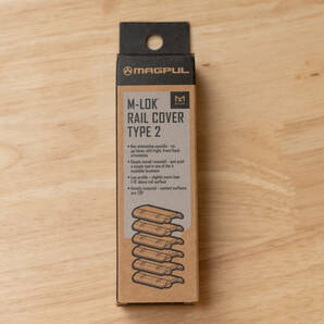 【実物】MAGPUL AFG Angled Fore Grip M-LOK + Rail Covers, Type 2 (black) (FDE) セットの画像3