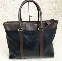 COACH ビジネスバッグ トートバッグ レザー 2way ショルダー メトロポリタン _画像2