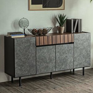  concrete style 150 sideboard safe domestic production goods final product morutaru style 150 centimeter width sideboard cabinet middle board Akashi a
