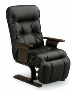 1 seater . reclining chair - relax chair foot rest attaching o man black color head rest reclining specification the back side low repulsion 
