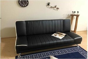  single bed new life support american sofa bed combined use 3 -step reclining with legs man front black synthetic leather living sofa 