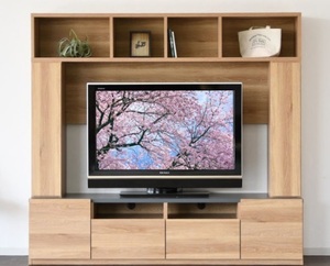  высокий телевизор панель [ бесплатная доставка ] супер-скидка местного производства роскошный TV панель ширина 180 см простой современный натуральный цвет сделано в Японии 