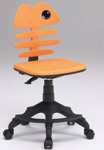 人気商品　ゲーミングチェアー オフィスチェアー ボーンチェアー 魚　ゲーム　チェアー　椅子　骨盤矯正　姿勢がいい　学習椅子　オレンジ