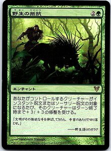 FOIL/野生の抵抗/Wild Defiance/アヴァシンの帰還/日本語版/MTG１枚 [FC]