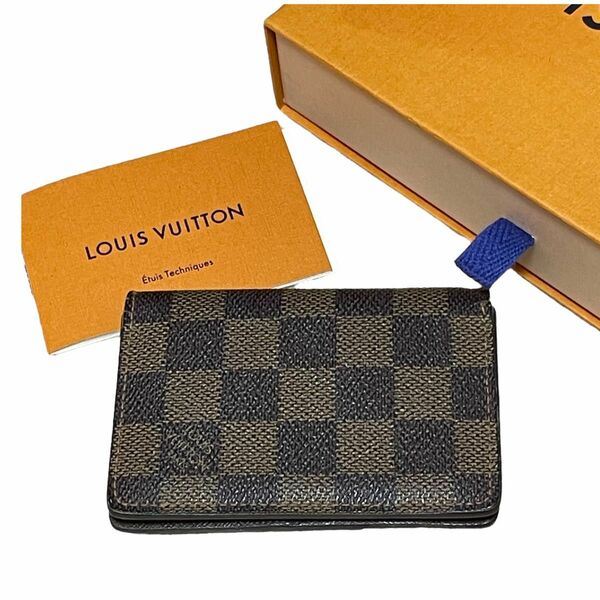 LOUIS VUITTON ルイヴィトン カードケース 名刺入れ オーガナイザードゥポッシュ エベヌ N61721 