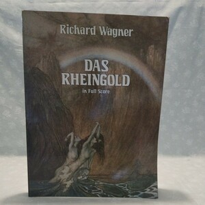 lihyarutowa-gna-Dover музыкальное сопровождение иностранная книга Richard Wagner Das Rheingold in full scorewa-gna- линия. желтый золотой музыкальное сопровождение 