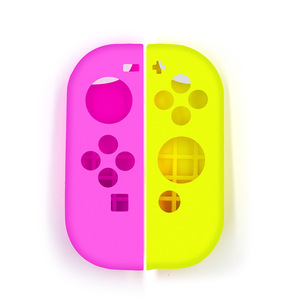 スイッチ Joy-Con シリコンカバー (L)/(R) 【dco-148-pklm】左右 保護 ケース グリップ 滑り止め ジョイコン シリコン カバー