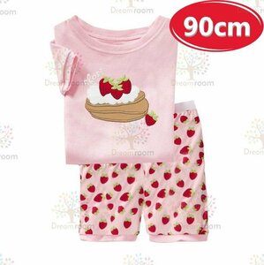 KIDS print design room wear - top and bottom 2 point SET long sleeve [90cm ] child Kids pyjamas setup man girl K-260-113