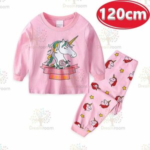 KIDS print design room wear - top and bottom 2 point SET long sleeve [120cm ] child Kids pyjamas setup man girl K-260-081