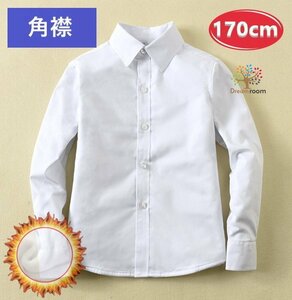  теплый ~.! обратная сторона ворсистый * угол воротник блуза [170cm] рубашка белый рубашка школьная форма формальный праздничные обряды форма 