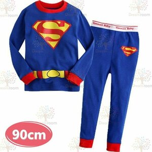 KIDS print design room wear - top and bottom 2 point SET long sleeve [90cm ] child Kids pyjamas setup man girl K-260-001