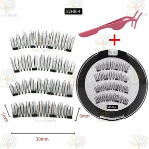  Oncoming generation eyelashes extensions magnetism eyelashes magnet natural eyelashes adhesive un- necessary repeated use possibility [D-130-11]