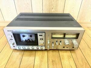 SONY ソニー TC-K7　カセットデッキ オーディオ オーディオ機器 通電確認済み　ステレオカセットデッキ 