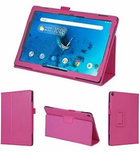 wisers タッチペン・保護フィルム付 ケース カバー 10.1インチ タブレットケース ピンク 耐衝撃 タブレット